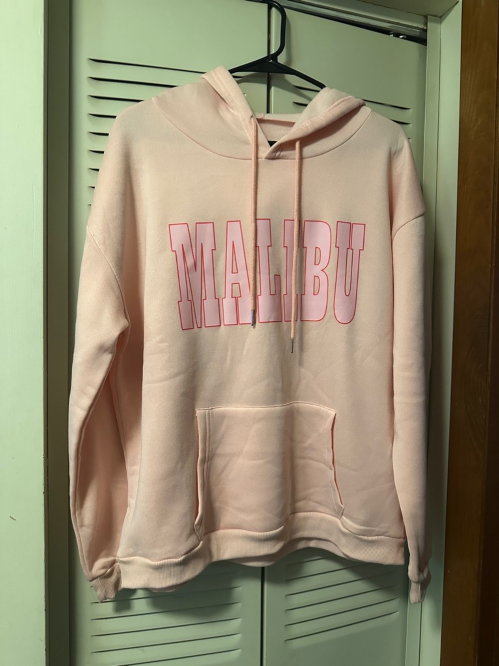 Malibu Pink Hoodie Sweatshirt - Unbranded - Picture 3 of 4